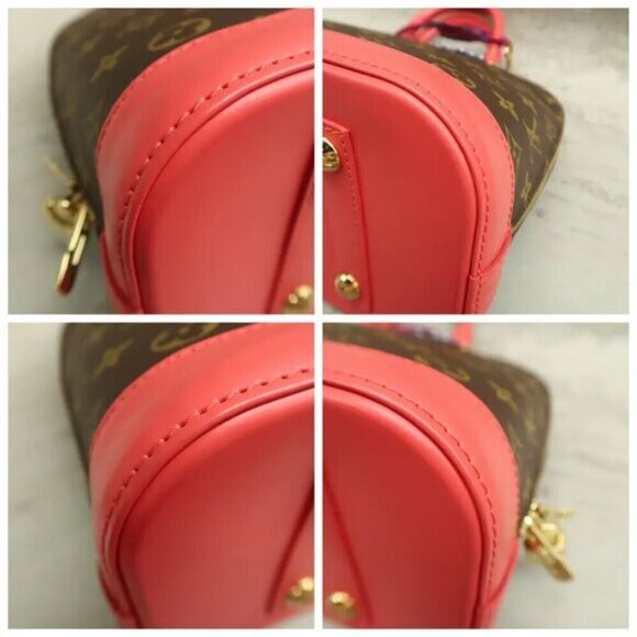 100% Authentic Louis Vuittion Alma Brown Monogram leather Tote 1579-08424 - Picture 6 of 12